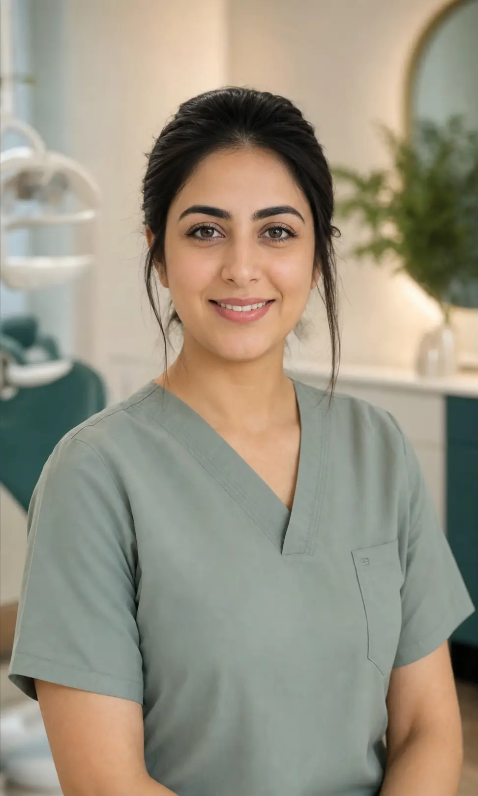 Portrait of Dr. Noor Mansoor, cosmetic dentist and orthodontist