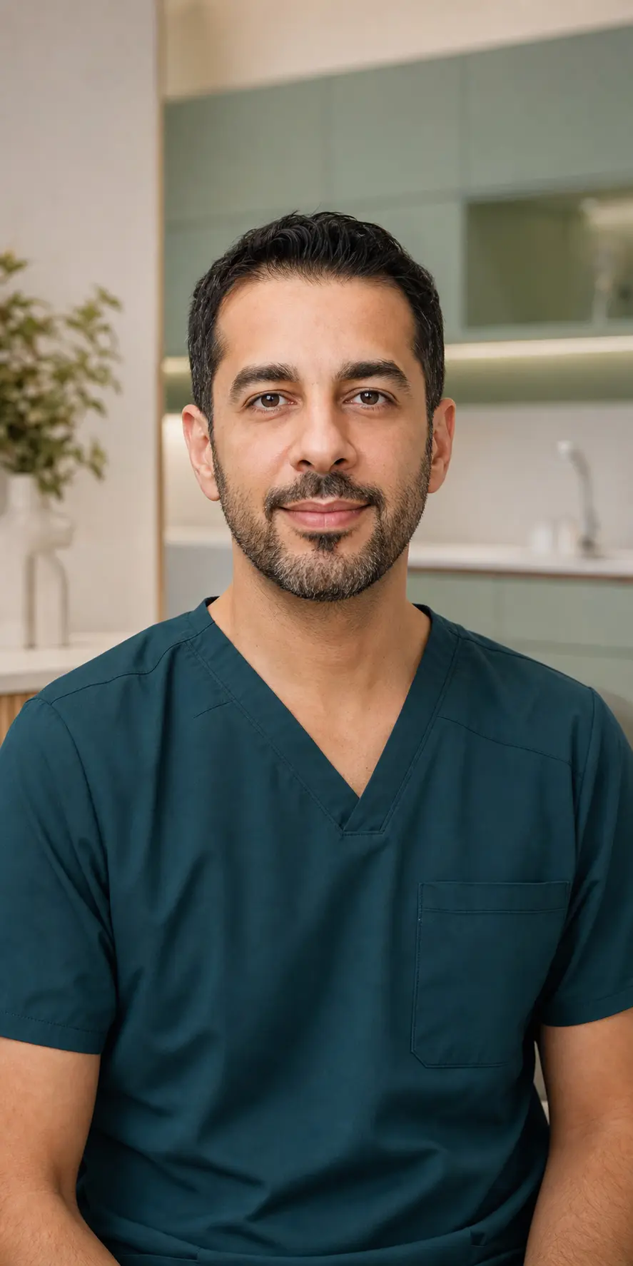 Portrait of Dr. Omar Al Khalifa, implant and restorative dentist